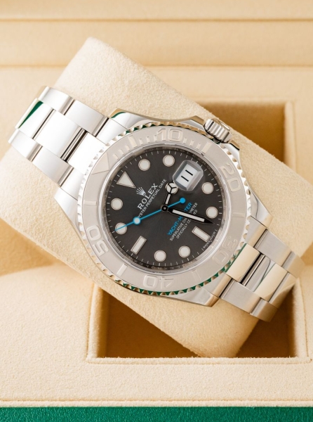Rolex Yachtmaster 40mm Rhodium Dial