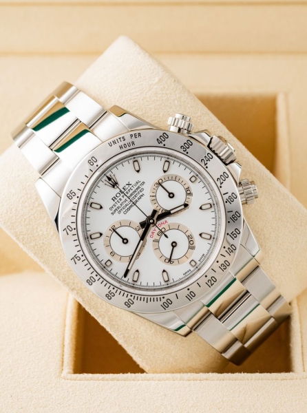 Rolex Daytona White APH Chromalight Dial