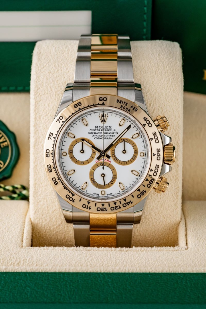 Rolex Daytona White Dial di secondo polso