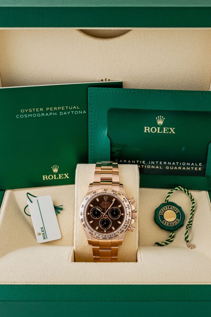 Vendita Rolex Daytona Rose Gold  Choco Dial