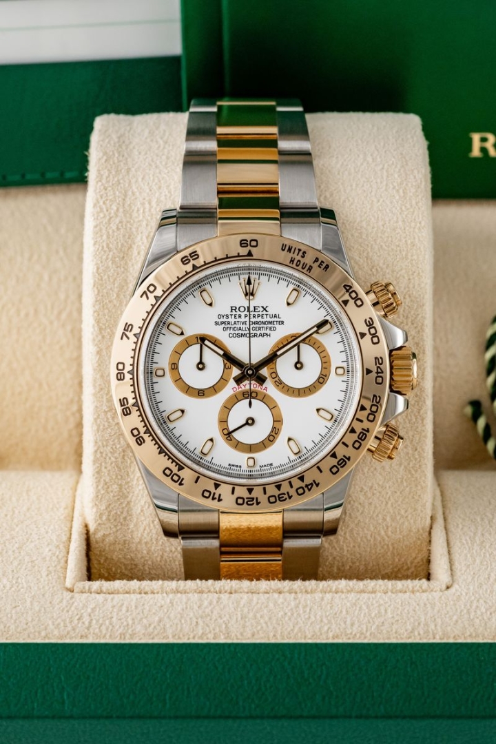 Rolex Daytona White Dial di secondo polso
