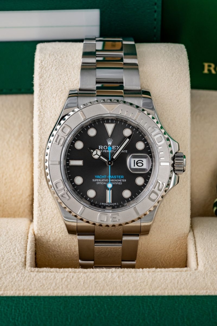 Rolex Yachtmaster 40mm Rhodium  di secondo polso
