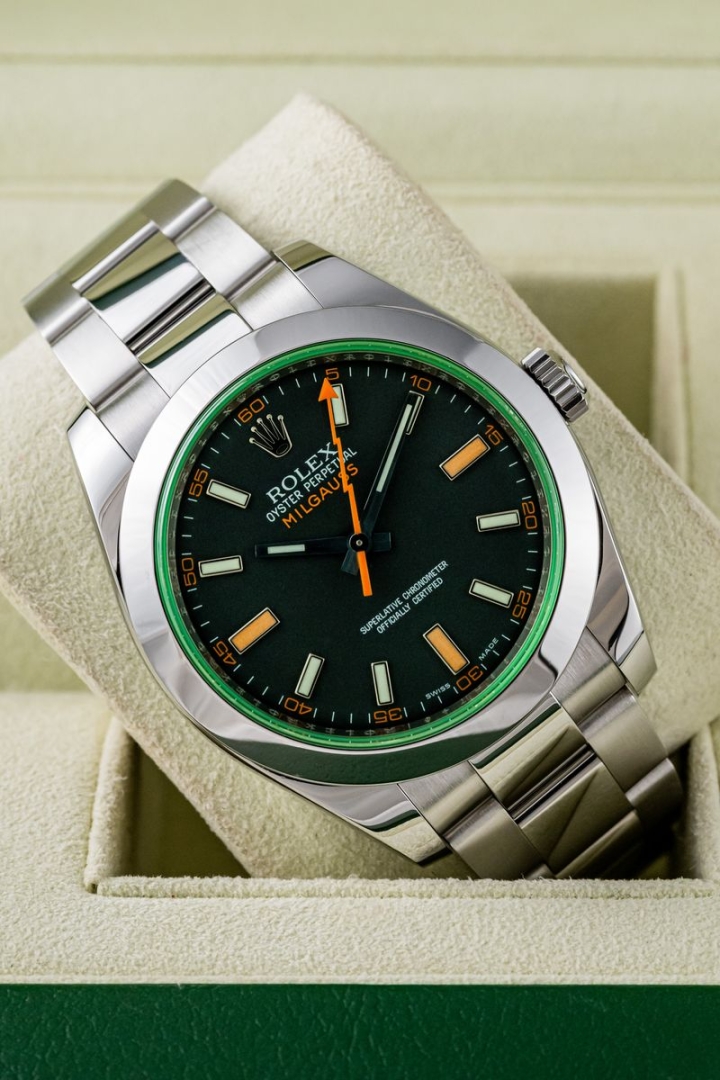 Set originale Rolex Milgauss Black Dial