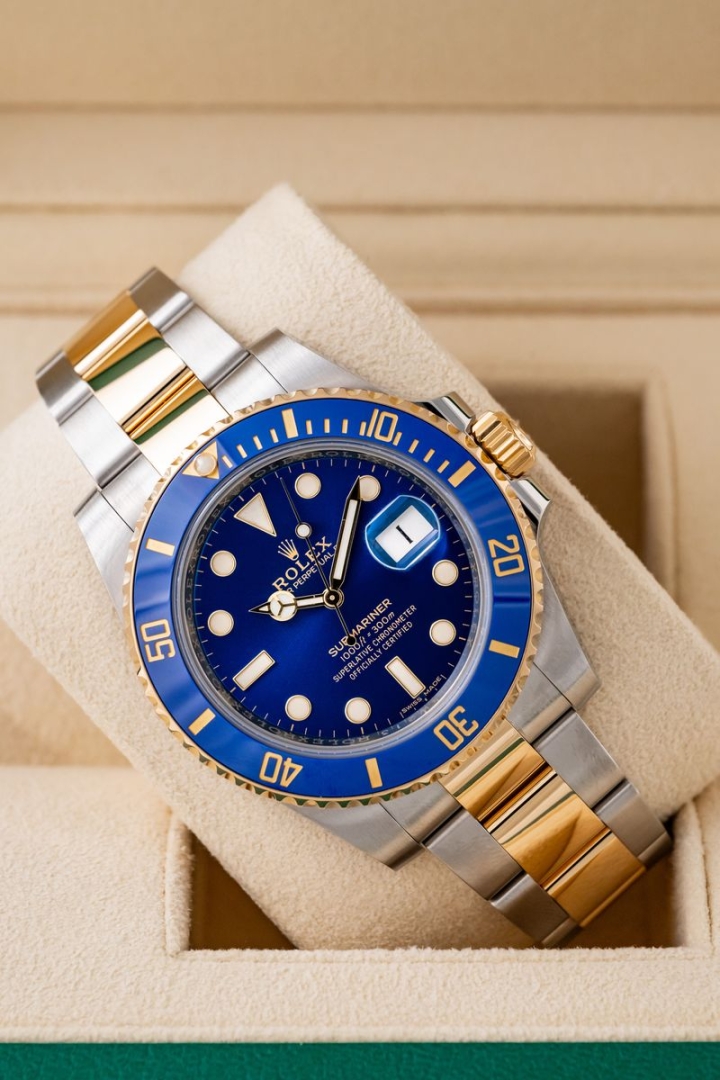 Set originale Rolex Submariner Date "Bluesy"