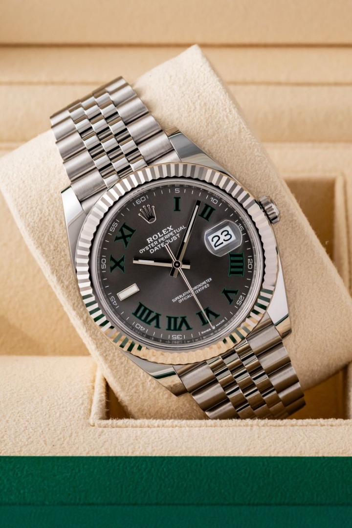 Set originale Rolex Datejust 41mm Wimbledon Dial
