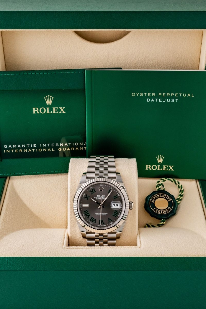 Vendita Rolex Datejust 41mm Wimbledon Dial