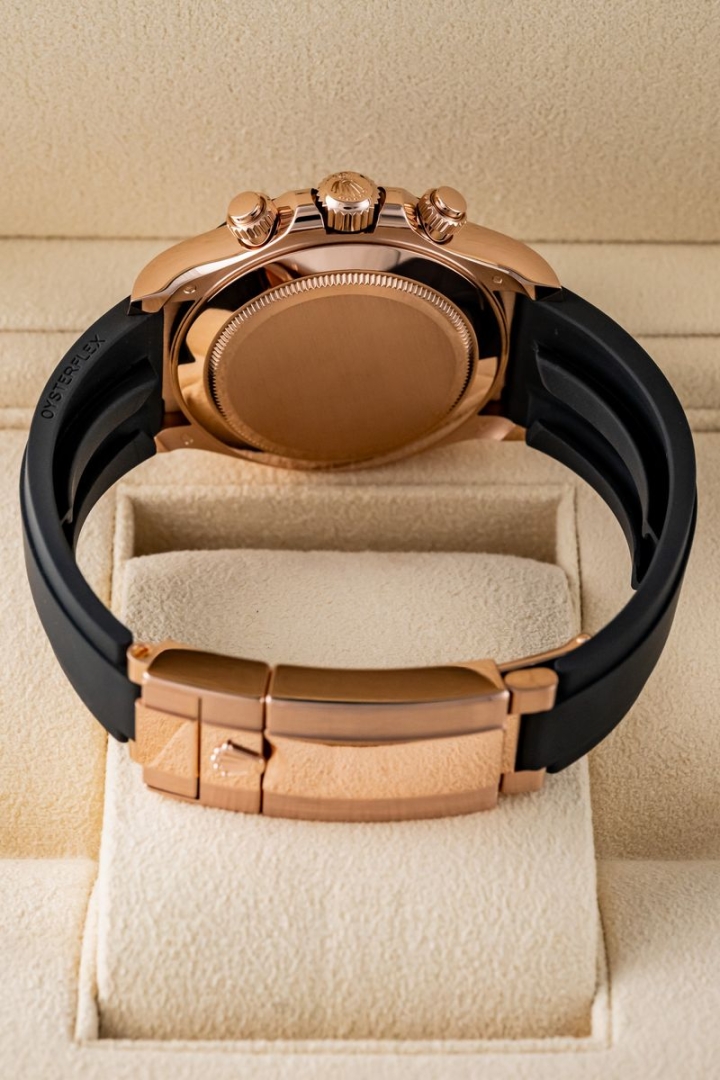 Rolex Daytona Rose Gold Choco Index Oysterflex