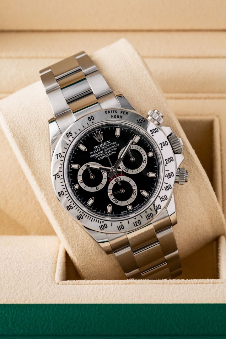 Set originale Rolex Daytona Black  Chromalight Dial 