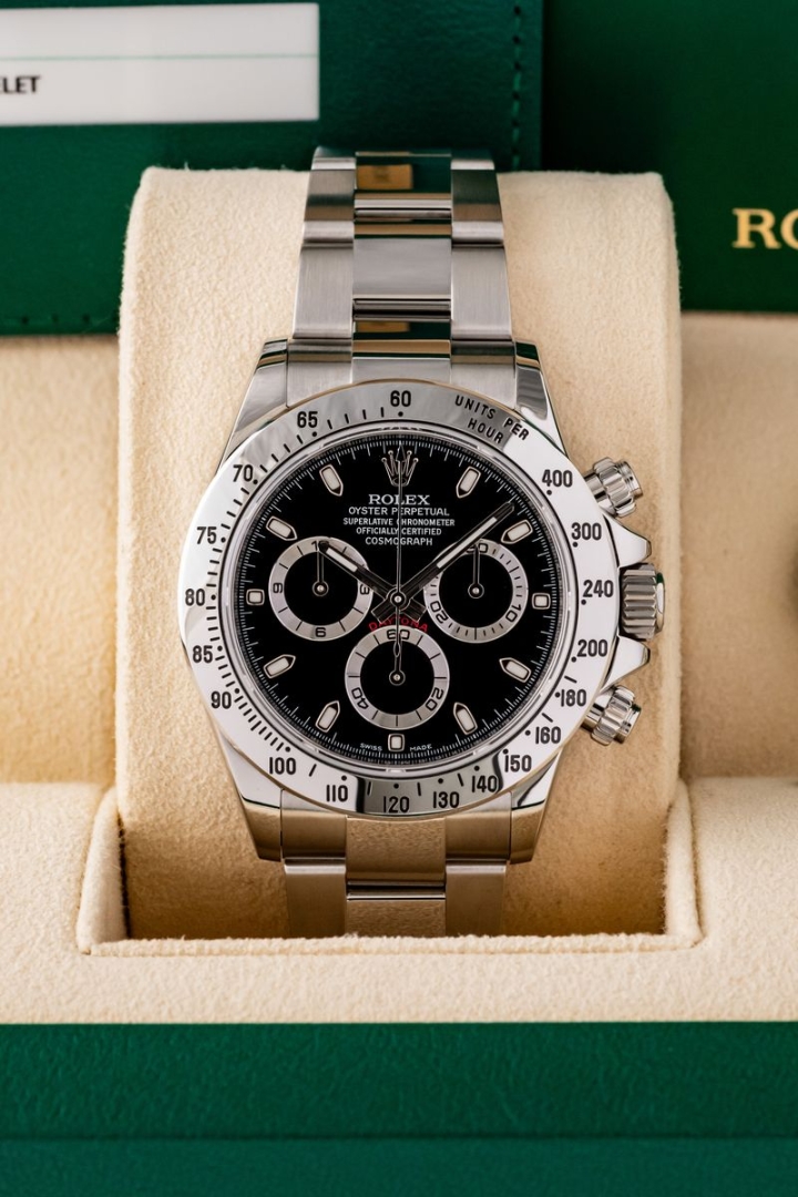 Rolex Daytona Black  Chromalight Dial  di secondo polso