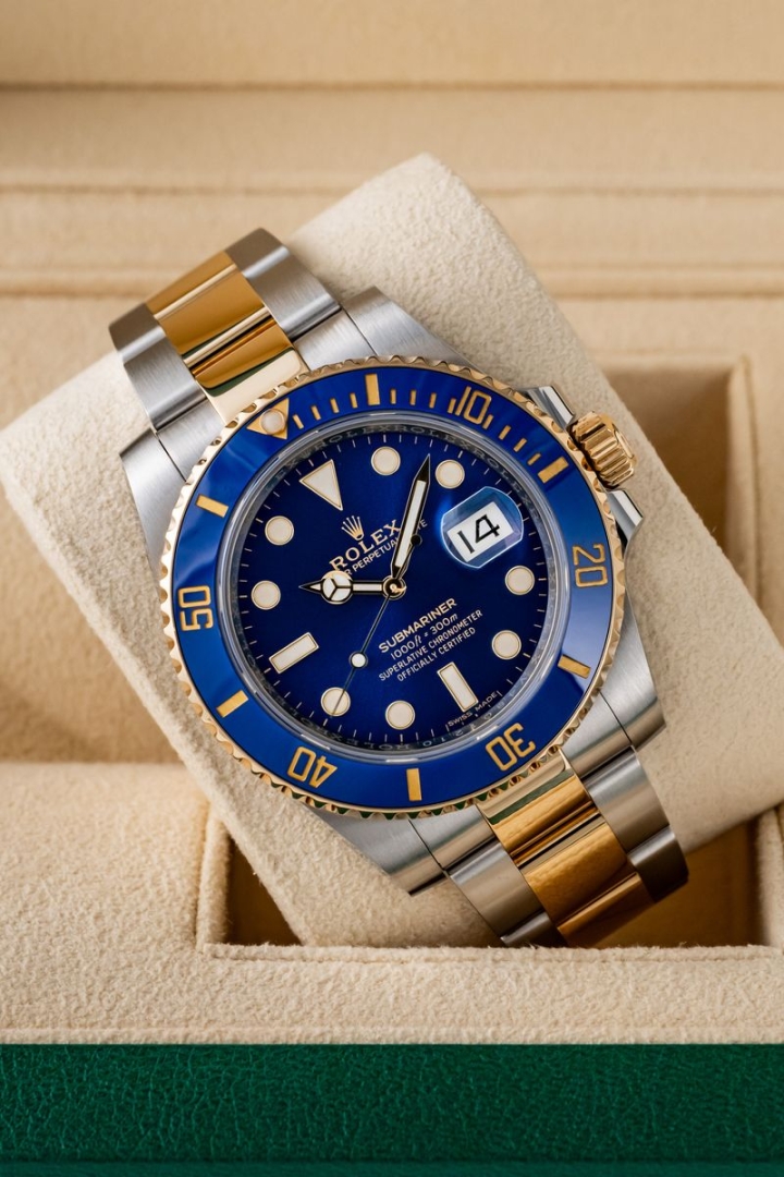 Set originale Rolex Submariner Date "Bluesy"