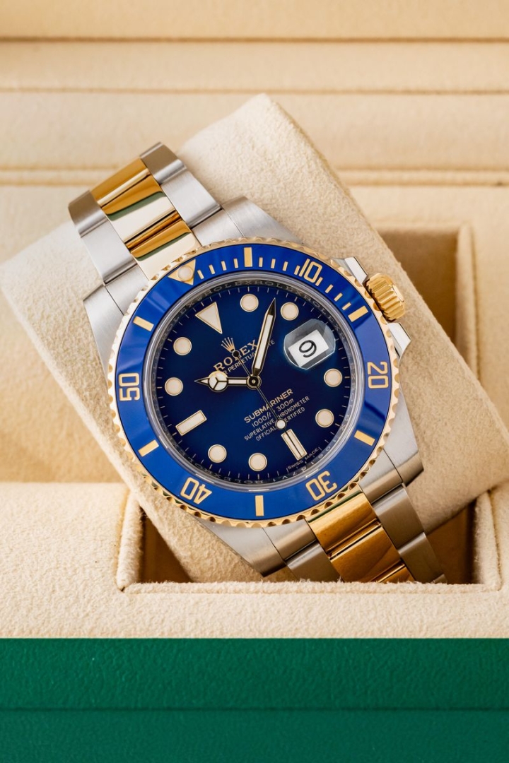 Set originale Rolex Submariner Date "Bluesy"
