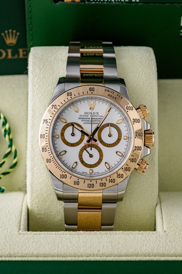 Rolex Daytona White Dial di secondo polso