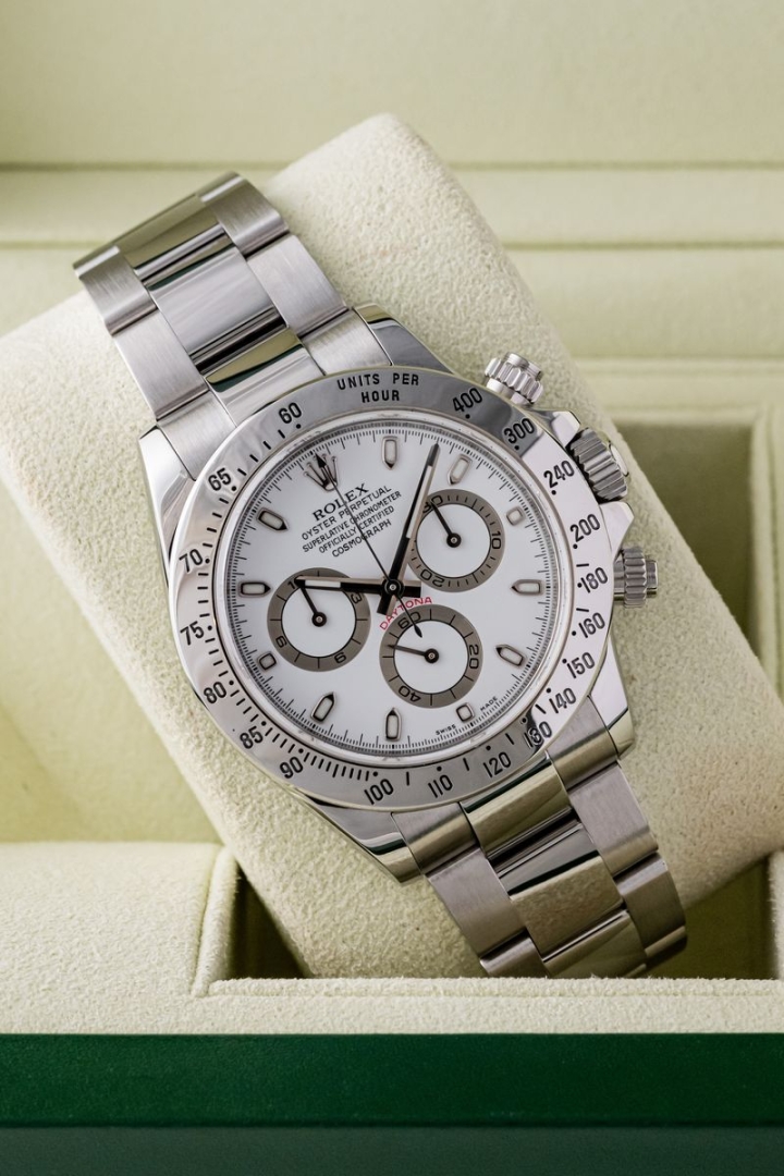 Set originale Rolex Daytona White Dial