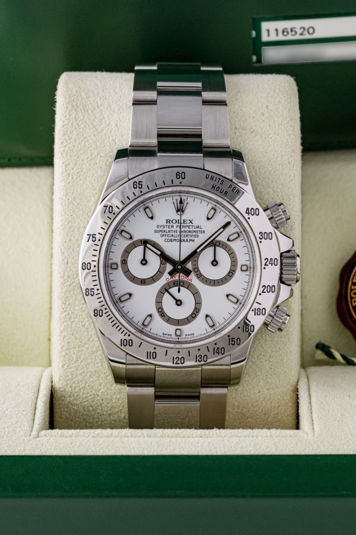 Rolex Daytona White Dial di secondo polso