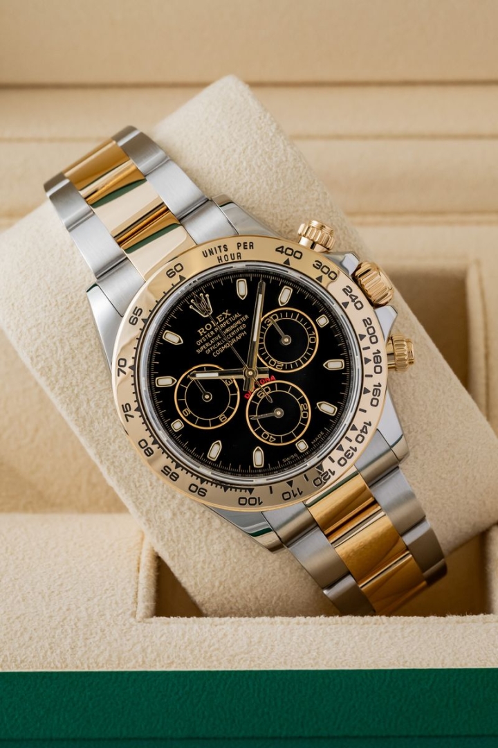 Set originale Rolex Daytona Black Dial