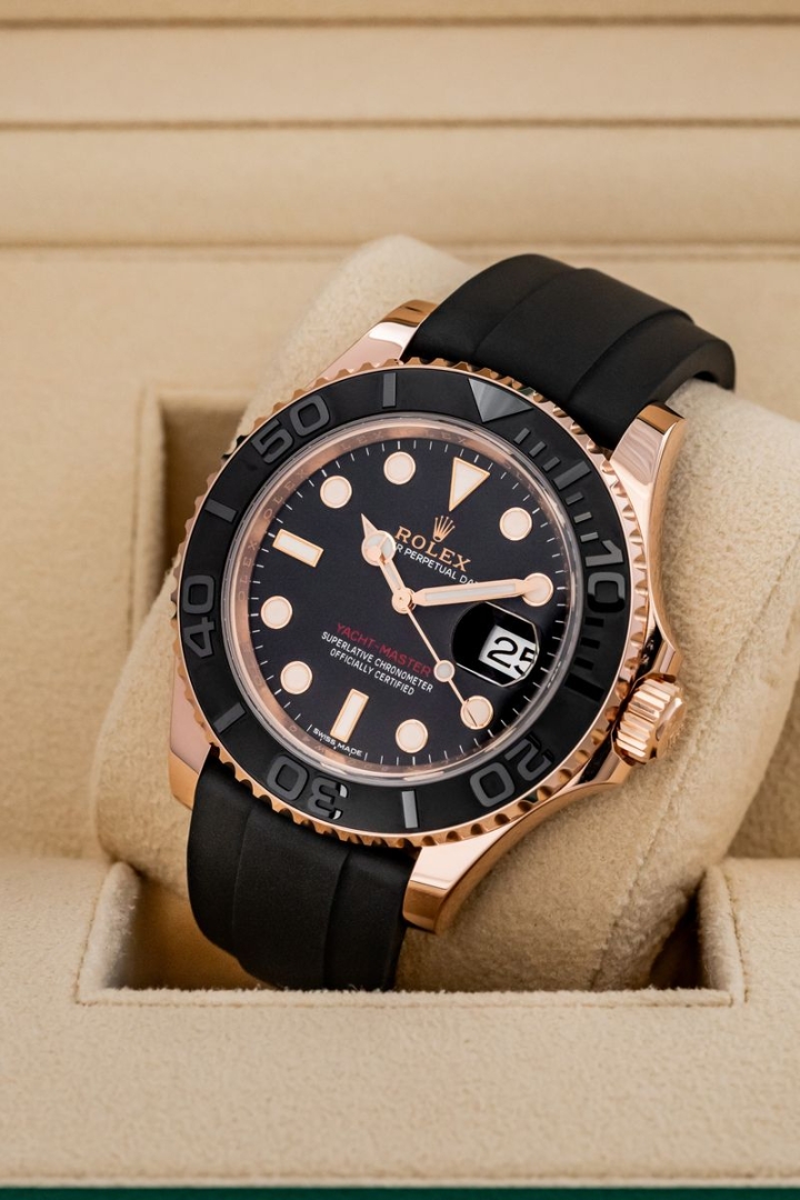 Rolex Yachtmaster 40 Rose Gold Oysterflex usato garantito