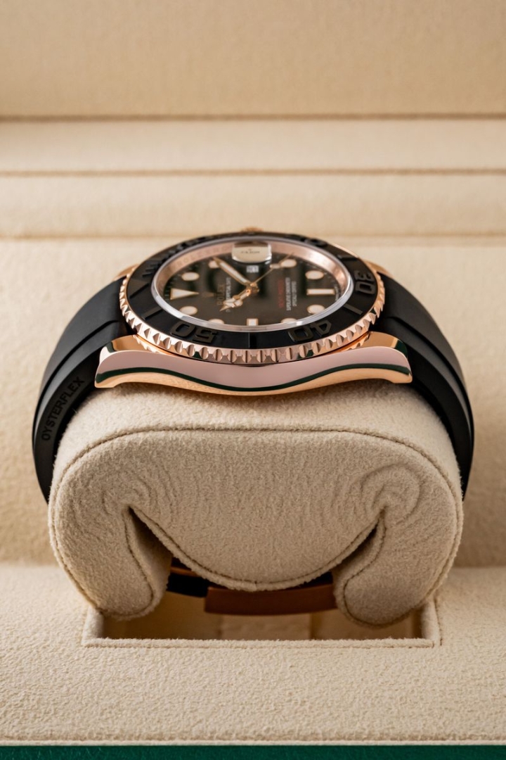 Rolex Yachtmaster 40 Rose Gold Oysterflex