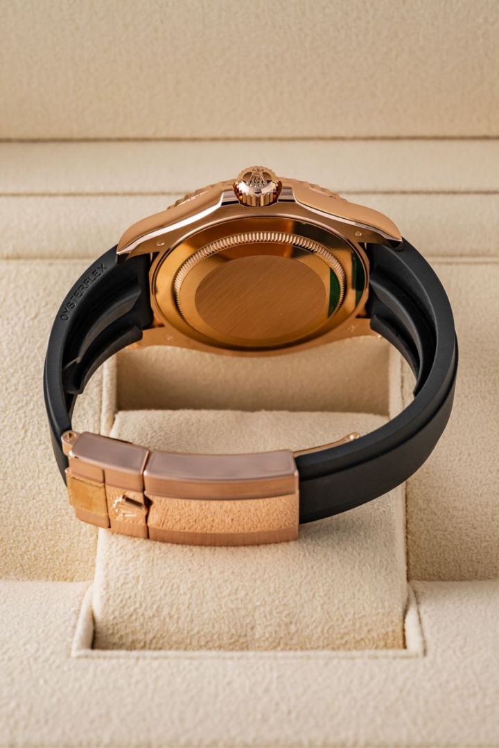 Rolex Yachtmaster 40 Rose Gold Oysterflex