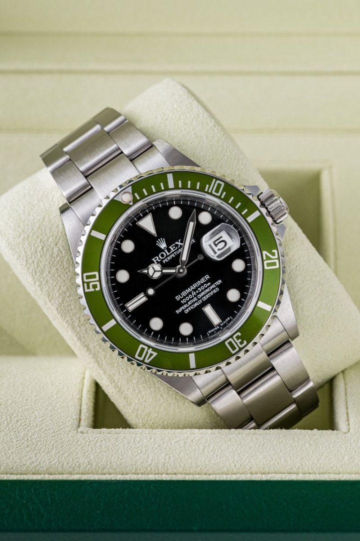 Set originale Rolex Submariner Date "Kermit"