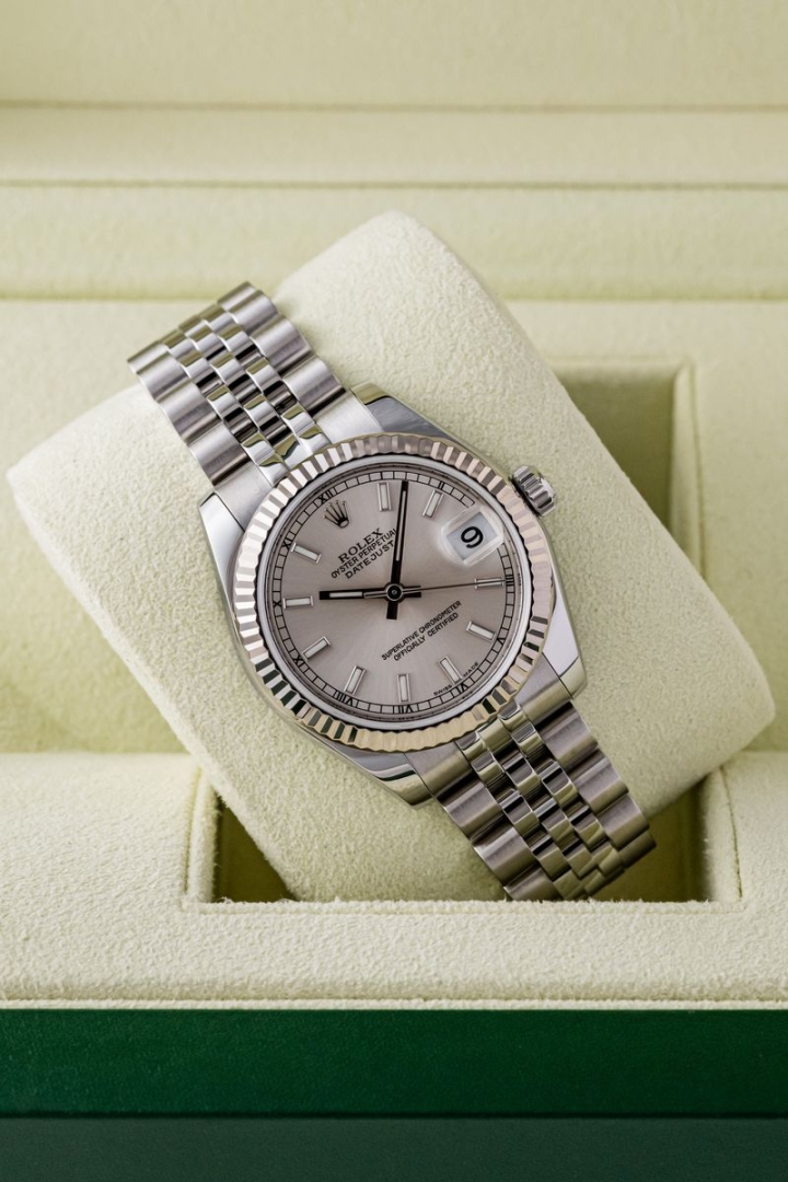 Set originale Rolex Datejust 31mm Silver Dial 