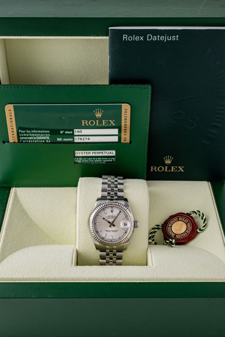 Vendita Rolex Datejust 31mm Silver Dial 