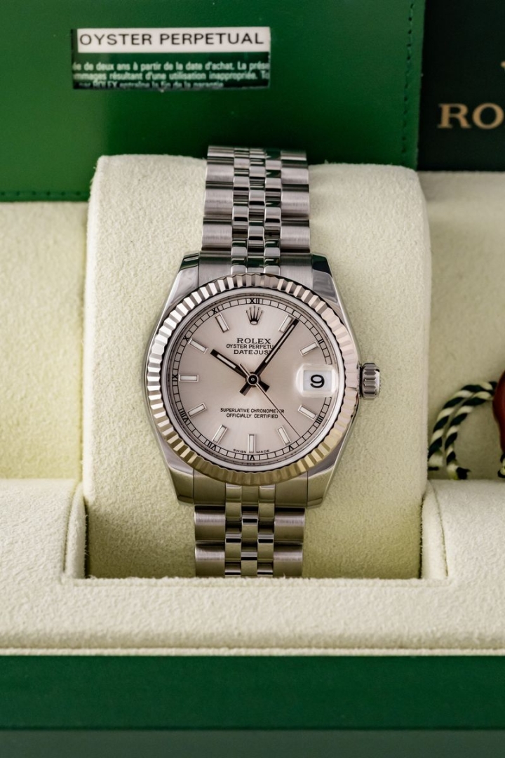 Rolex Datejust 31mm Silver Dial  di secondo polso