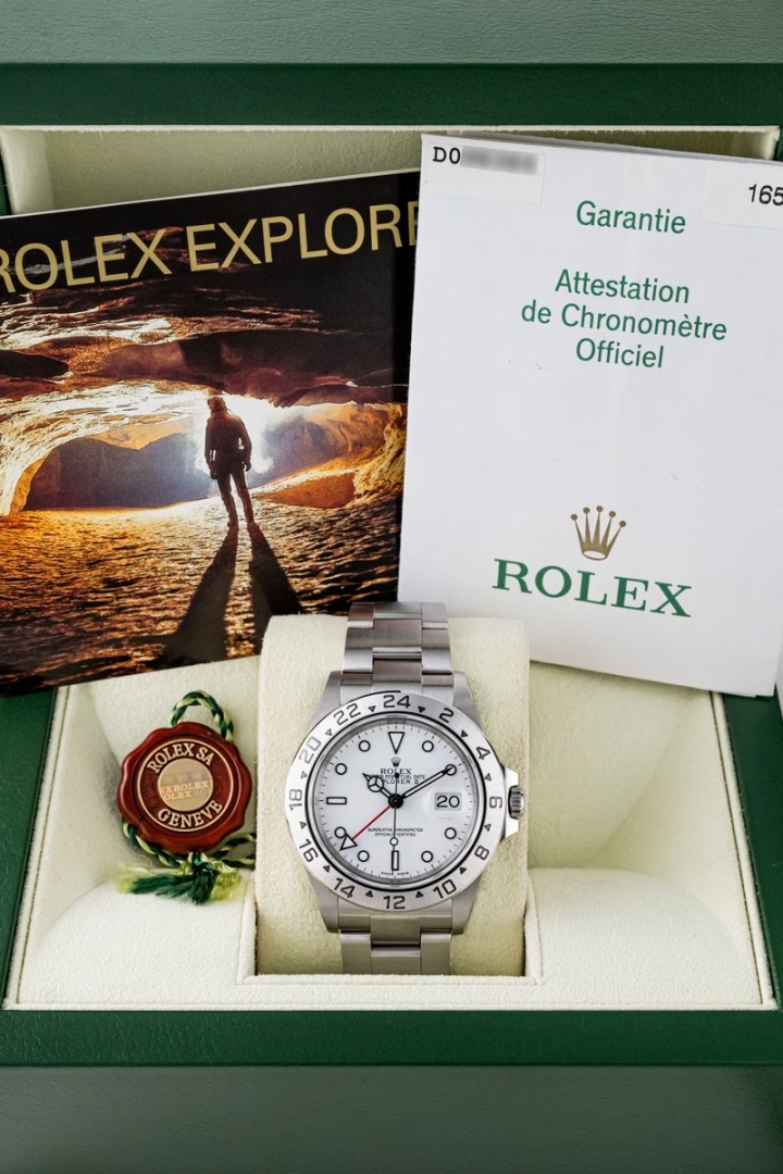 Vendita Rolex Explorer II White Dial